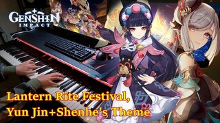 Genshin Impact/Yun Jin + Shenhe's Theme (2.4 "Fleeting Colors in Flight" Part 1) Piano Arrangement