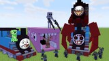 Monster School:TRAIN SCHOOL VS TRAIN TO BUSAN | HELL CHOO CHOO CHARLES - Minecraft Animation