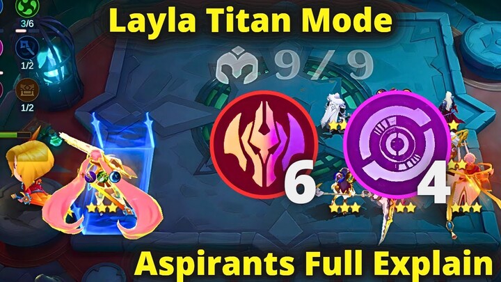 IMMORTALS ASPIRANTS ELEMENTALIST LAYLA TITAN MODE | MLBB MAGIC CHESS BEST SYNERGY COMBO TERKUAT 2024