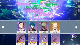 F2P Team Traveler Dendro HyperBloom / Aggravate I Spiral Abyss Floor 12 Genshin Impact