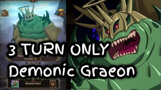 Easy 3 TURN NO NEED RNG Demonic Beast Graeon!! | Seven Deadly Sins: Grand Cross