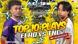 TOP 10 PLAYS ECHO vs TNC | MPL-PH Season 8 Week 4