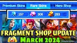 FRAGMENT SHOP MARCH 2024 UPDATE!🌸 - WHICH SKINS & WHICH HEROES?🤔