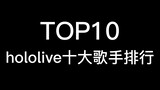 【Top10】Hololive Top Ten Singers Ranking