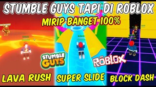 MENCOBA SHORTCUT DAN MAIN STUMBLE GUYS DI SEMUA MAP ROBLOX, SUMPAH INI 100% MIRIP!