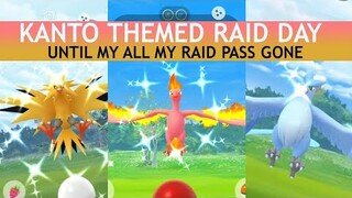 How many raids it will take to complete shiny trio bird collection Zapdos, Articuno, Moltres.