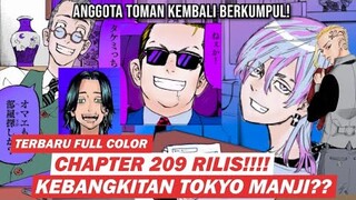 ANGGOTA TOMAN BERKUMPUL! KEBANGKITAN TOKYO MANJI? TOKYO REVENGERS CHAPTER 209 RILIS!! BLACK DRAGONS!