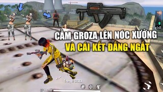 (Free Fire) Cách cầm Groza lên tháp đôi xưởng cơ khí , bắn nát mông địch | TTD