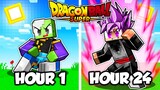 I Survived 24 HOURS as Goku Black in Dragonball Super Minecraft!