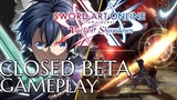 Cara Download game Mobile Sword Art Online Variant Showdown Closet Beta Test Android/Ios Gameplay