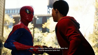 Miles Morales Meets Spider-Man (The Amazing Spider-Man Suit) - Marvel's Spider-Man Remastered