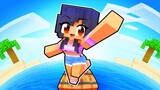 Joining APHMAU'S RAFT In Minecraft!