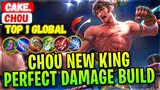 Chou New King Perfect Damage Build [ Top 1 Global Chou ] Cake. - Mobile Legends Gameplay And Build