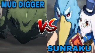 SUNRAKU VS MUD DIGGER