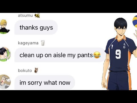 HAIKYUU!! text story - exposing tiktoks part 1 (no ships)