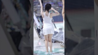 물이 뚝뚝 떨어지는 뚜뚜뚜뚜 아웃송 장유진 치어리더 Jang Yujin Cheerleader