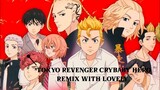 Tokyo revenger anime (hero) takemichi hanagaki (crybaby hero).          remix by lovely song
