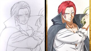 How to Draw Shanks - [One Piece]