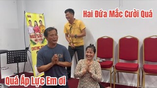 Bất ngờ được Khương Dừa cho diễn chung với người đẹp thật quá áp lực nên