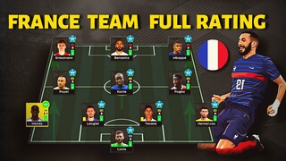 Đội Hình Pháp full chỉ số trong Dream League Soccer 2022| France squad in DLS 2022