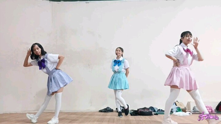 Ceritanya gladi sekalian test costume 🫠 | " 16 sai no Agape " (Run Girls Run) dance cover by IME-G♡