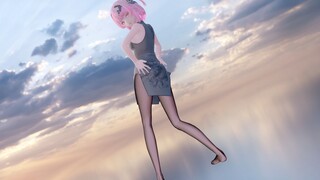 【黑丝芙提雅/布料解算MMD】小鹿乱撞