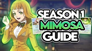 SEASON 1 MIMOSA COMPLETE GUIDE: BEST GEAR, TALENT TREE, SKILL PAGES & TEAMS - Black Clover Mobile