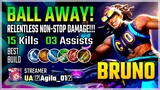 Bruno Best Build 2020 Gameplay by UA Agila_01 | Diamond Giveaway | Mobile Legends
