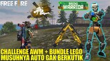 NYOBA PAKAI AWM + SKIN MAD BRICKMAN - LANGSUNG JAGO HEADSHOT! THE POWER OF BUNLDE ROBLOX! FREE FIRE