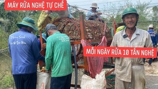 Phát hiện cổ máy rửa nghệ tự chế bá đạo của các chú từ thiện khi đến trao tiền MTQ hỗ trợ Làm thuốc