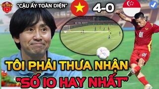 HLV Sing Khảng Định Trên Báo: "Số 10 Hay Nhất Trận Việt Nam Thắng 4-0 Singapore"