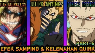 Efek samping &  kelemahan quirk. part-6 | Boku no hero academia