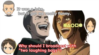 [Eng sub] Connie and Ymir can't help laughing - Attack on Titan/Shingeki no kyojin radio