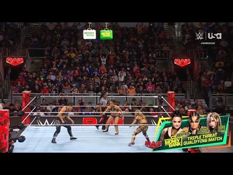 Kairi Sane vs. Lyra Valkyria vs. Shayna Baszler – Money in the Bank qualifier: WWE RAW 6/24/24