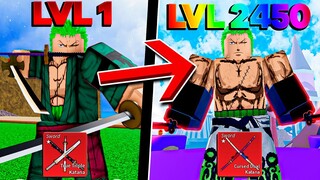 VIREI O ZORO EM 24 HORAS NO BLOX FRUITS PEGANDO A TRUE TRIPLE KATANA E A CDK! - ROBLOX