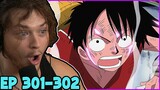 ROBIN IS FREE!! || SECOND GEAR LUFFY VS LUCCI || One Piece Episode 301-302 Reaction
