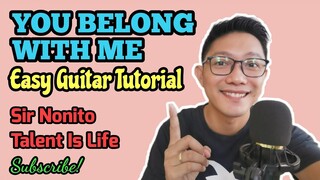 PAANO MATUTONG MAG-GITARA | YOU BELONG WITH ME | Tagalog Guitar Lesson