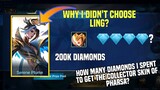 How Many Diamonds I Spent To Get Pharsa Collector Skin?  Not LING COLLECTOR SKIN GRAND DRAW | MLBB