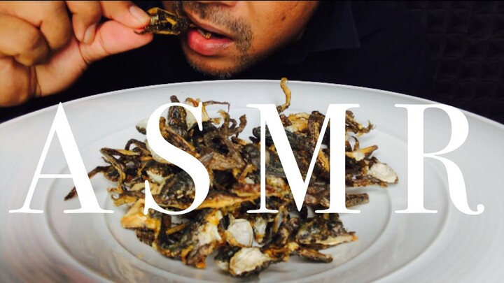 ASMR:เขียดทอด(EATING SOUNDS)|COCO SAMUI ASMR #asmr#mukbang #เขียดทอด