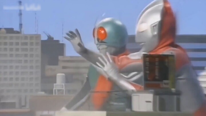 My two favorite heroes, Kamen Rider and Ultraman