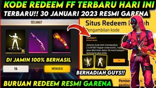 KODE REDEEM FREE FIRE TERBARU 30 JANUARI 2023 HARI INI