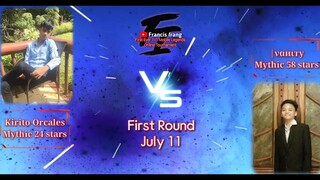 Kirito Orcales VS. |ναиιту | First Round - Full Game | FIRST EVER 1v1 ML ONLINE TOURNAMENT