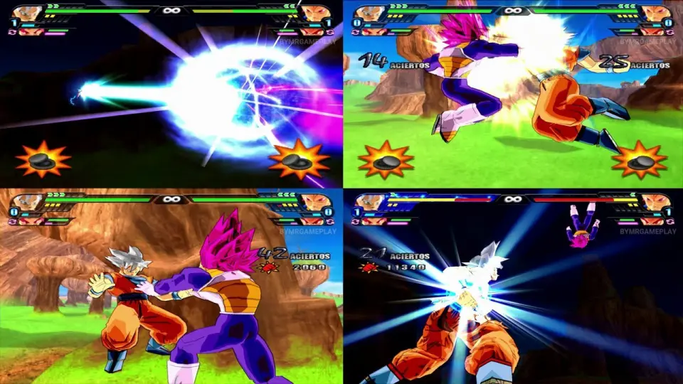 ????Choque de Poderes entre Goku Ultra instinto vs Vegeta Mega instinto DBZ  Budokai Tenkaichi 3 - Bilibili