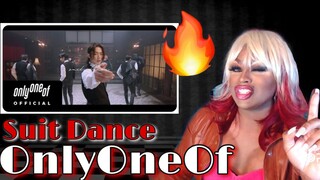 This Choreo Is 🔥🔥 | OnlyOneOf (온리원오브) - Suit Dance [lyOn’s Den Ver.] (Reaction) | Topher Reacts