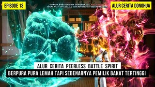 BERPURA PURA LEMAH TAPI NYATANYA PEMILIK BAKAT TERTINGGI - DONGHUA PEERLESS BATTLE SPIRIT EPS 13