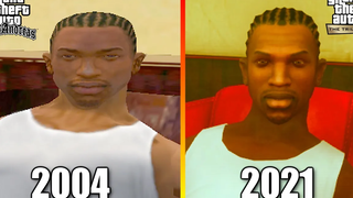 GTA San Andreas Original vs Remastered (Definitive Edition) เปรียบเทียบทรงผม