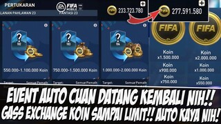 AUTO KAYA!! GAS EXCHANGE KOIN SAMPAI LIMIT FIFA MOBILE | FIFA MOBILE INDONESIA | MARKET CRASH LAGI