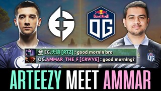 When ARTEEZY meet AMMAR - OG vs EG btm lane