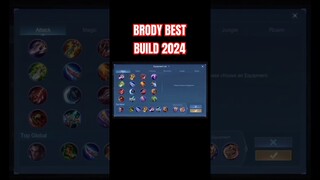 Brody Best Build 2024 (Part 2) #shorts #mlbb