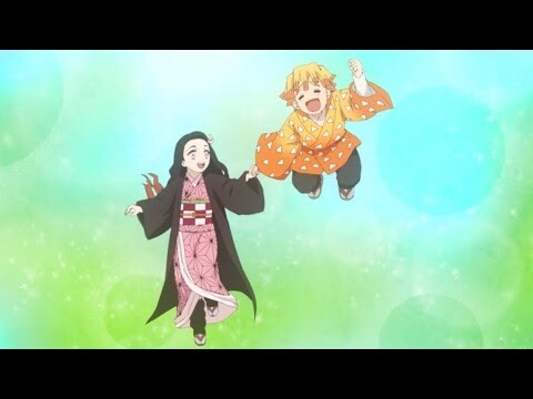 zenitsu and nezuko moments | demon slayer